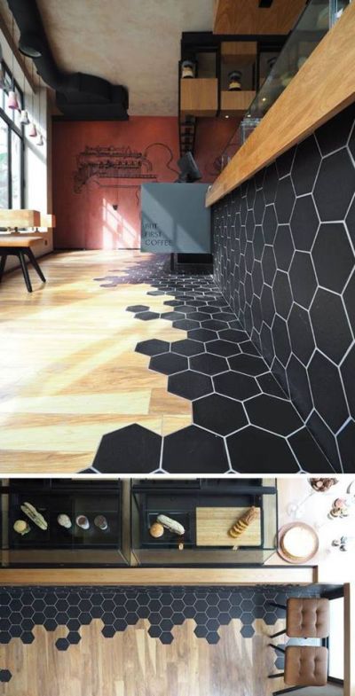 200x230x115mm hexagonal tiles