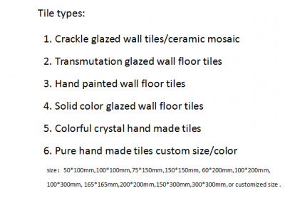 tile types