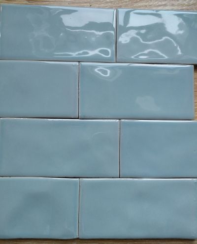 wavy surface solid color glazed wall tiles 60*200mm 