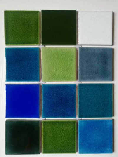 100x100mm square plate decorative handmade tiles