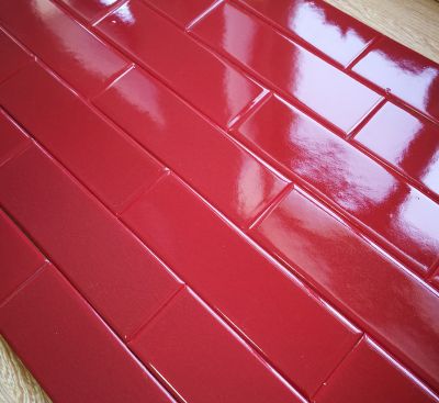 solid color glazed wall tiles 