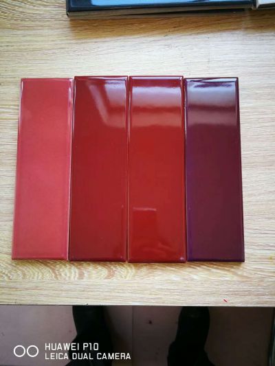 solid color glazed wall tiles 