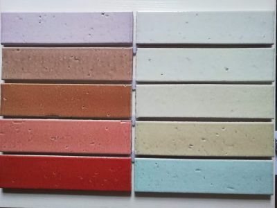 pure color glaze split pocelain tiles 60*240mm 