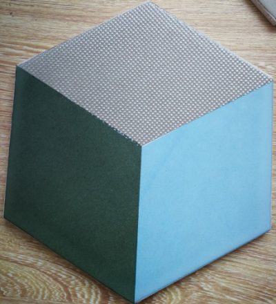 Non slip hexagon floor tiles 200*230*115mm 