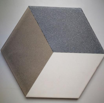 Non slip hexagon floor tiles 200*230*115mm 