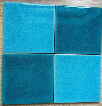 100*100mm crackle glazed mosaic tiles,swimming pool tiles 