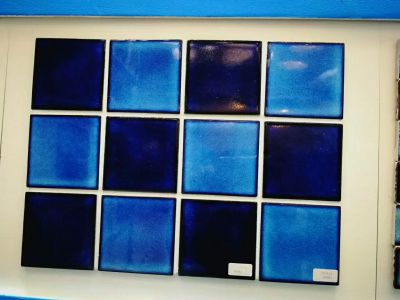 100*100mm crackle glazed mosaic tiles,swimming pool tiles 