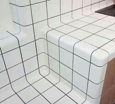 interlock tiles trim 