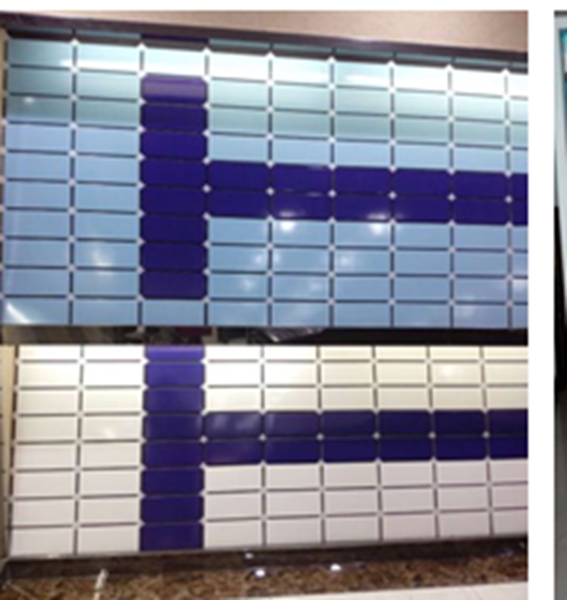 115x240mm and 119x244mm swimming pool tiles