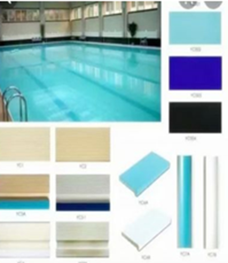 115x240mm and 119x244mm swimming pool tiles