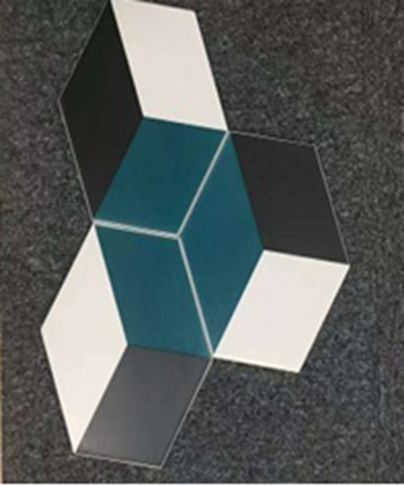 200x230x115mm hexagonal tiles