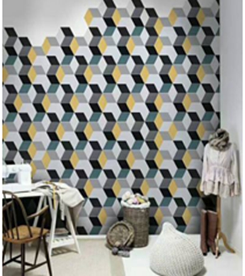 200x230x115mm hexagonal tiles